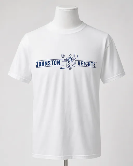 Johnston Heights Secondary school hoodie with custom embroidery