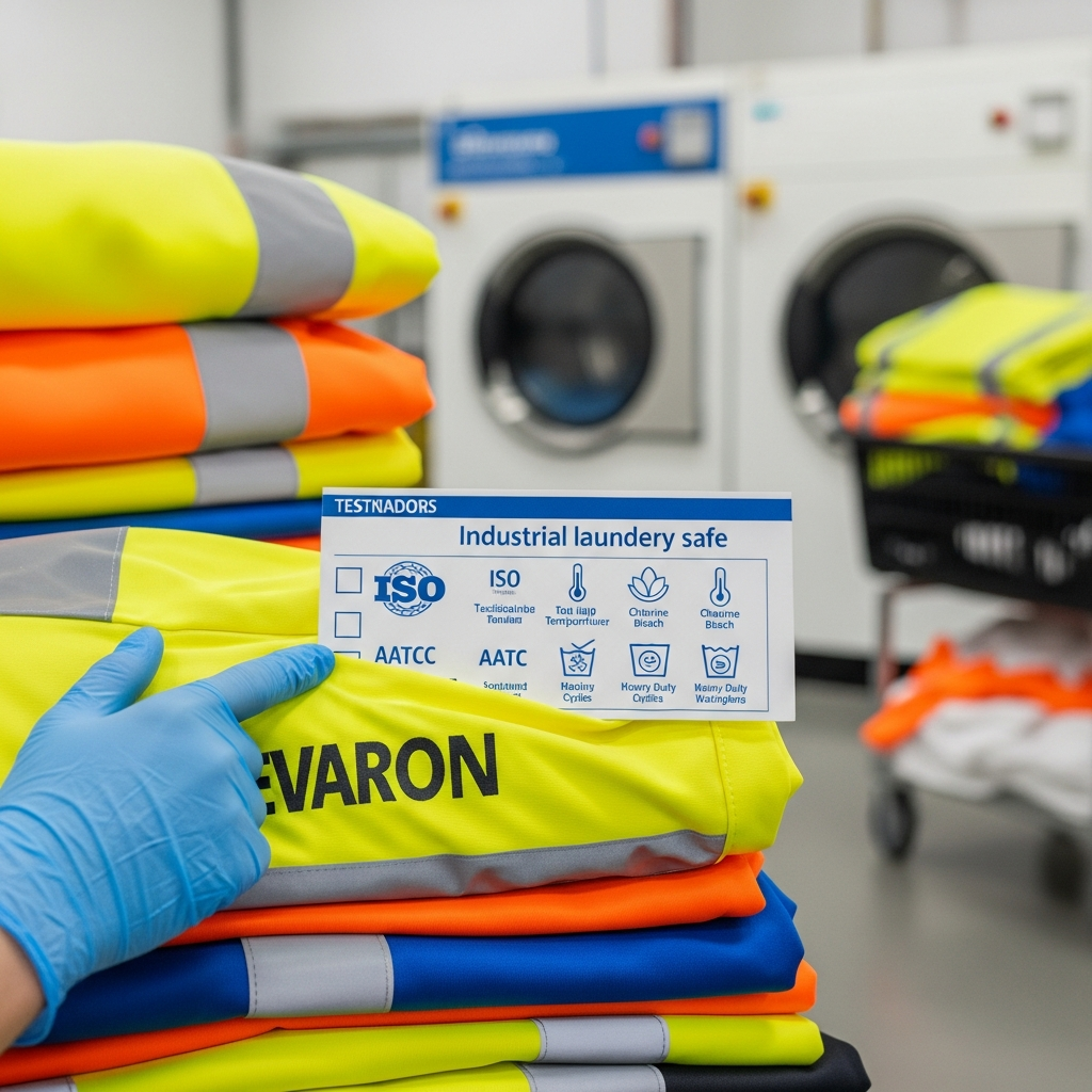 2. What “industrial laundry safe” means: standards and test methods