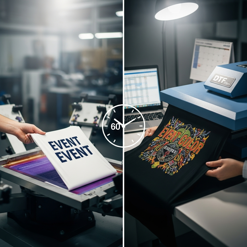 The 60-second decision framework for event shirts