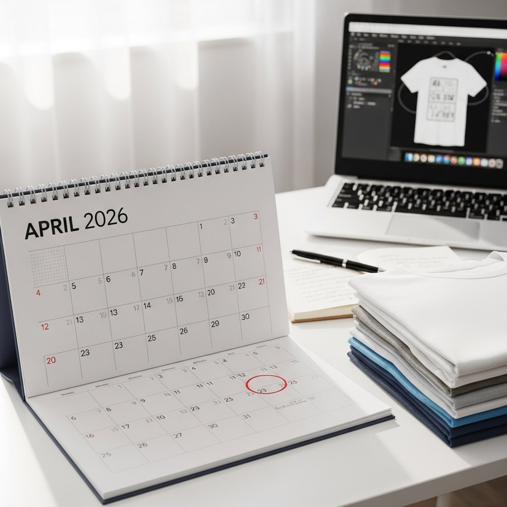 event t-shirt printing Surrey timeline