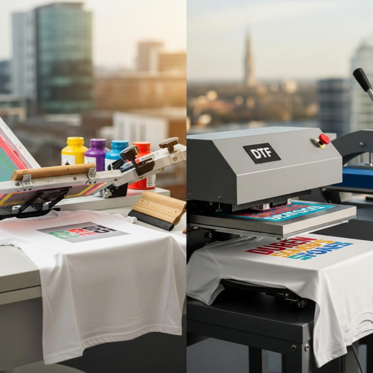Event T-Shirt Printing Surrey: Quick Screen Print vs DTF