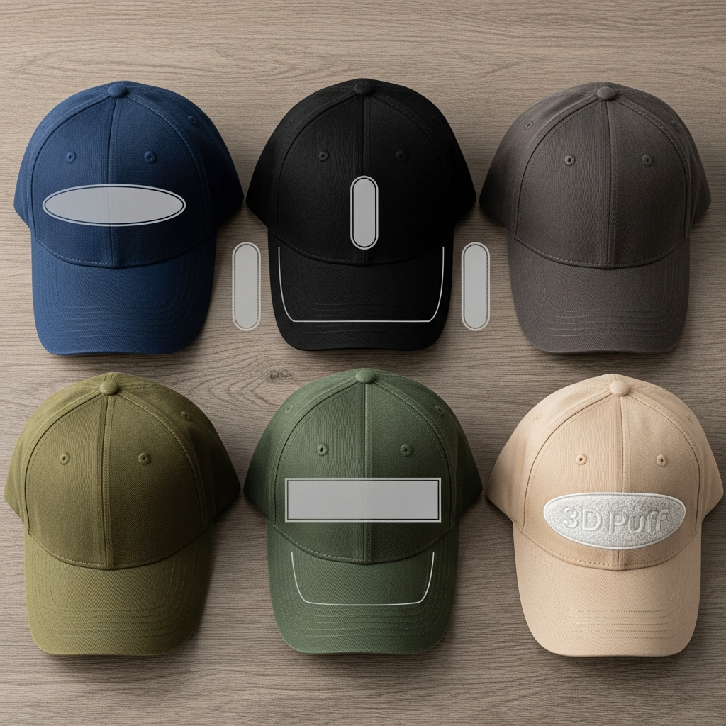 2. Quick Reference: Hat Embroidery Size by Placement