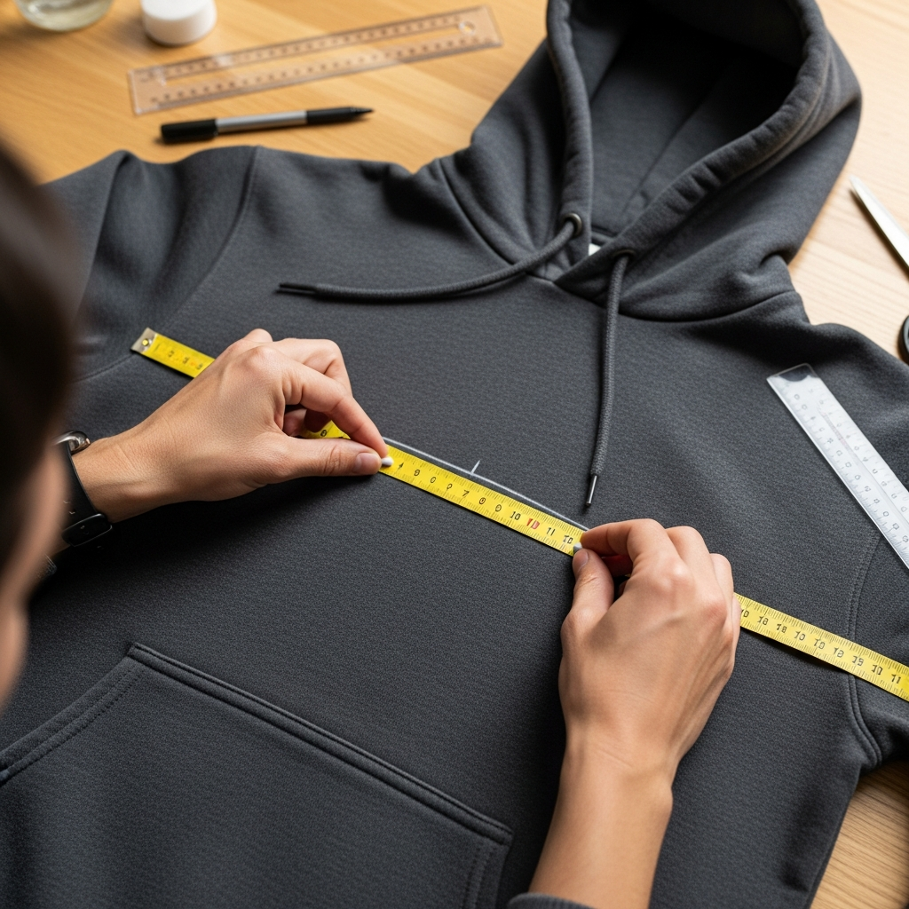 3. How to Measure and Mark Hoodie Placement (Step-by-Step)